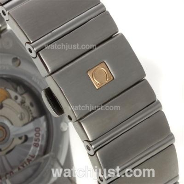 UK AAA Quality Omega Constellation Replica Watches With Black Dials For Men
