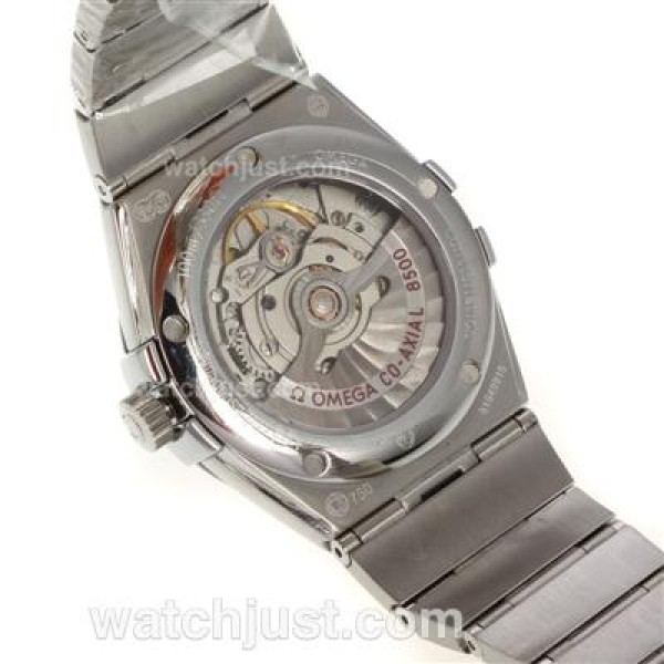 UK AAA Quality Omega Constellation Fake Watches With Brown Dials For Sale