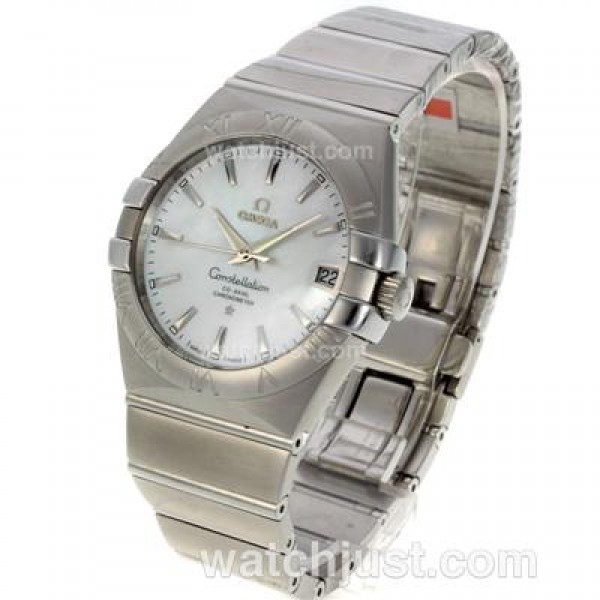 UK Best 1:1 Replica Omega Constellation With Mother-Of-Pearl Dials Stainless Steel Cases For Men