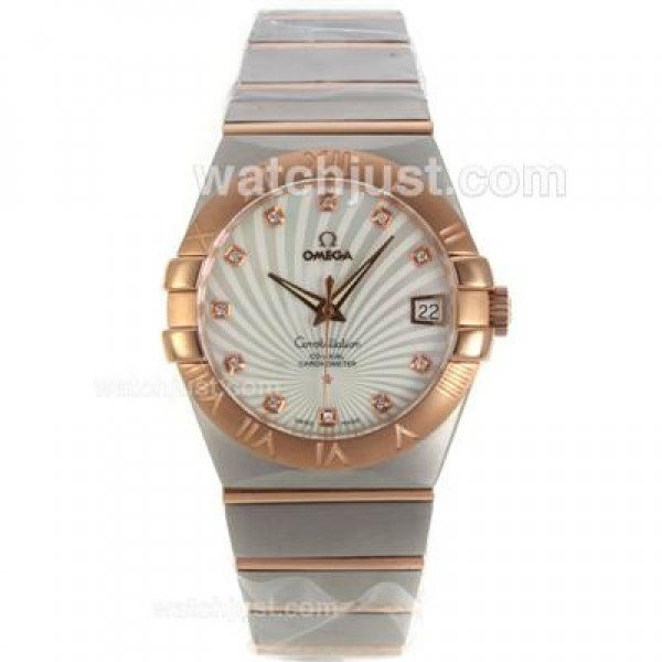UK Best 1:1 Replica Omega Constellation With White Dials For Men