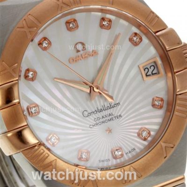 UK Best 1:1 Replica Omega Constellation With White Dials For Men