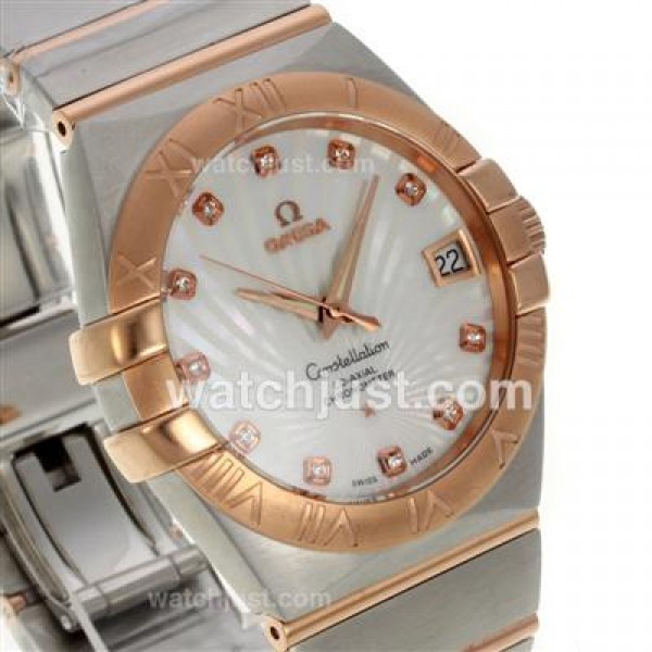UK Best 1:1 Replica Omega Constellation With White Dials For Men