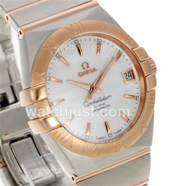 UK Best Quality Omega Constellation Replica Watches With Mother-Of-Pearl Dials For Men