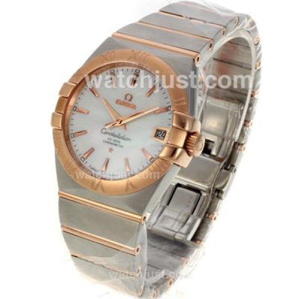 UK Best Quality Omega Constellation Replica Watches With Mother-Of-Pearl Dials For Men