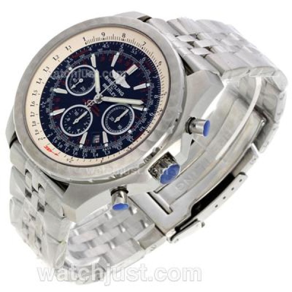 Breitling for Bentley Motors T Chronograph Swiss Valjoux 7750 Movement New Version with Black Dial