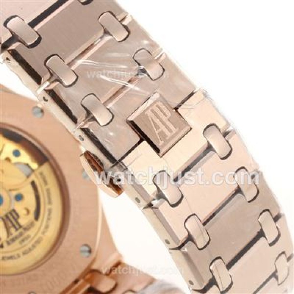 Audemars Piguet Jules Audemars Working Power Reserve Automatic Full Rose Gold with Black Dial-18 Plated Gold Movement