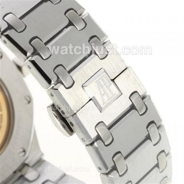Audemars Piguet Jules Audemars Working Power Reserve Automatic with White Dial S/S-18 Plated Gold Movement