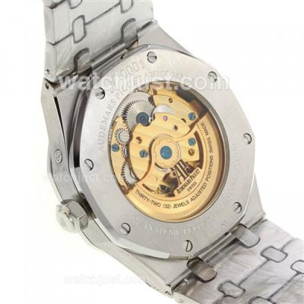 Audemars Piguet Jules Audemars Working Power Reserve Automatic with White Dial S/S-18 Plated Gold Movement