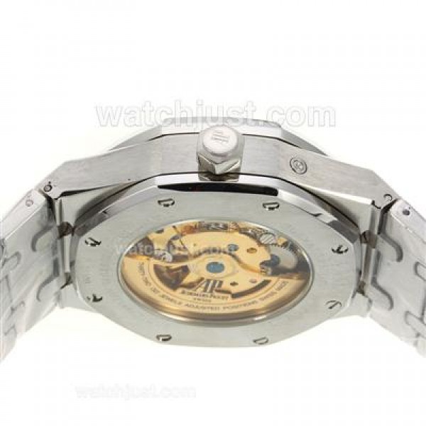 Audemars Piguet Jules Audemars Working Power Reserve Automatic with White Dial S/S-18 Plated Gold Movement