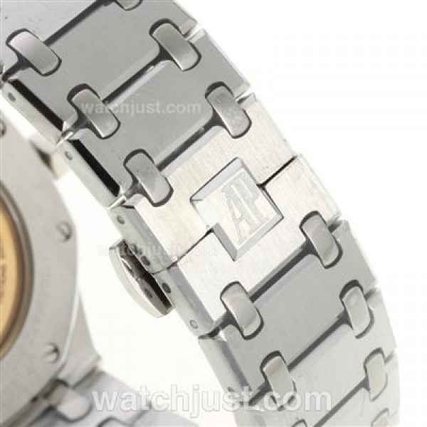 Audemars Piguet Jules Audemars Working Power Reserve Automatic with Black Dial S/S-18 Plated Gold Movement