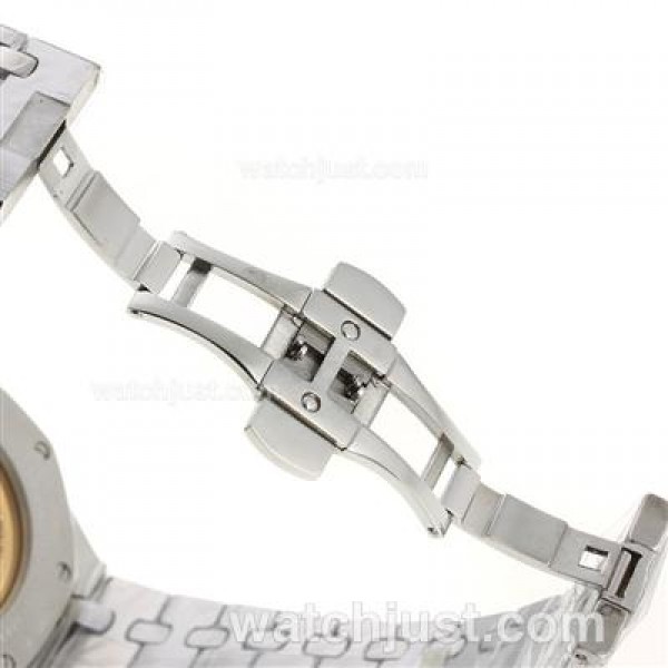 Audemars Piguet Jules Audemars Working Power Reserve Automatic with Black Dial S/S-18 Plated Gold Movement