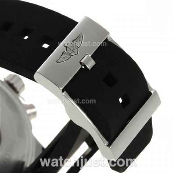Breitling Colt Working Chronograph with Dark Blue Dial-Rubber Strap