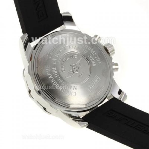 Breitling Colt Working Chronograph with Dark Blue Dial-Rubber Strap