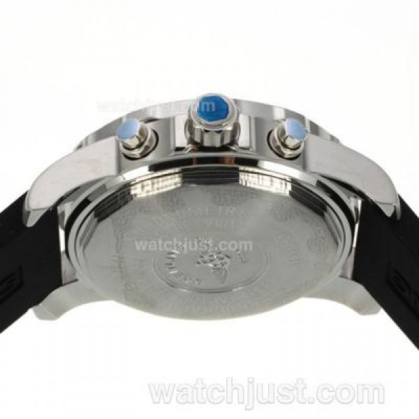 Breitling Colt Working Chronograph with Dark Blue Dial-Rubber Strap
