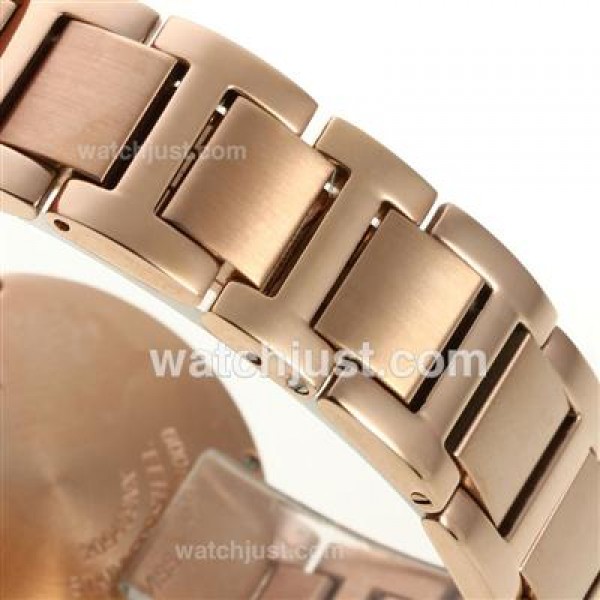 Cartier Ballon bleu de Cartier Full Rose Gold with White Dial-Sapphire Glass-Medium Size