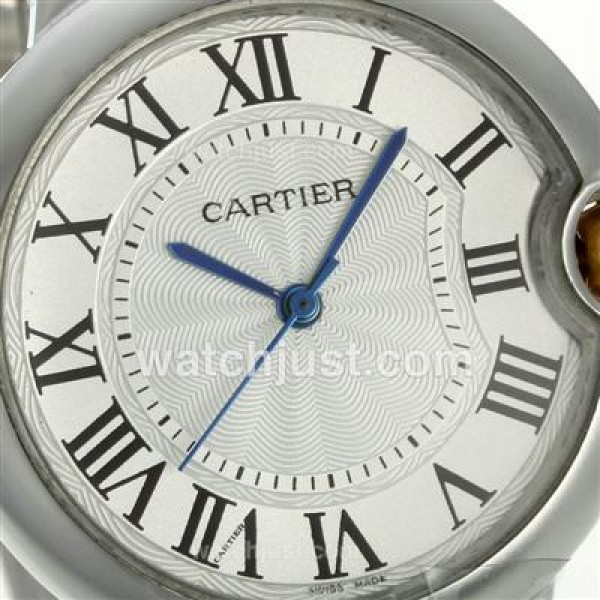 Cartier Ballon bleu de Cartier Two Tone with White Dial-Sapphire Glass-Medium Size