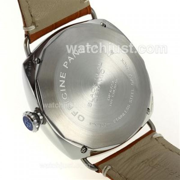 Panerai Radiomir Black Seal Automatic with Black Dial-Leather Strap