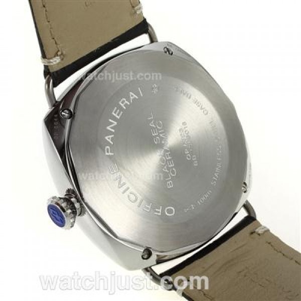 Panerai Radiomir Automatic with Black Dial-Leather Strap