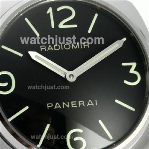 Panerai Radiomir Automatic with Black Dial-Leather Strap