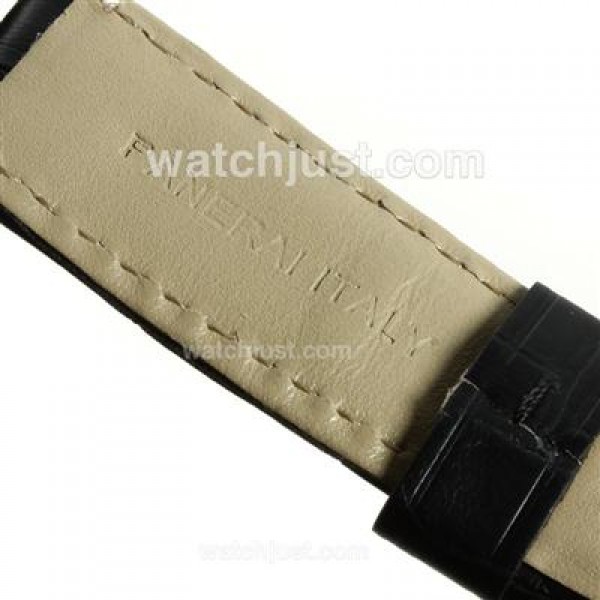 Panerai Radiomir Automatic PVD Case with Black Dial-Leather Strap