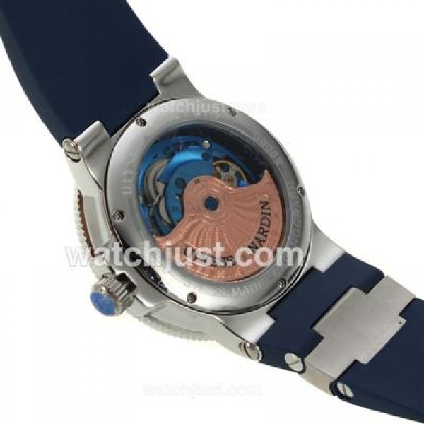 Ulysse Nardin Maxi Marine Automatic Roman Markers with Blue Dial-Rubber Strap
