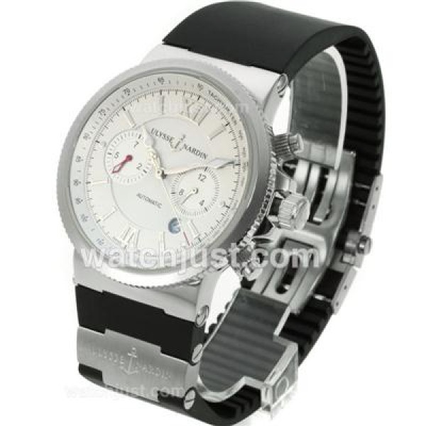 Ulysse Nardin Maxi Marine Automatic with White Dial-18K Plated Gold Movement