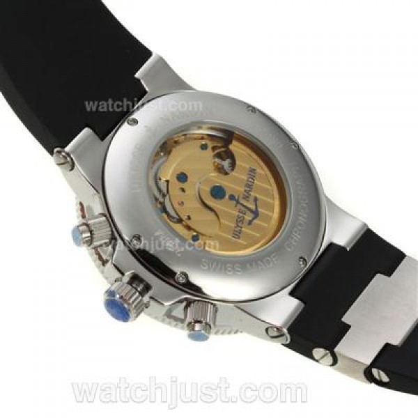 Ulysse Nardin Maxi Marine Automatic with Black Dial-18K Plated Gold Movement