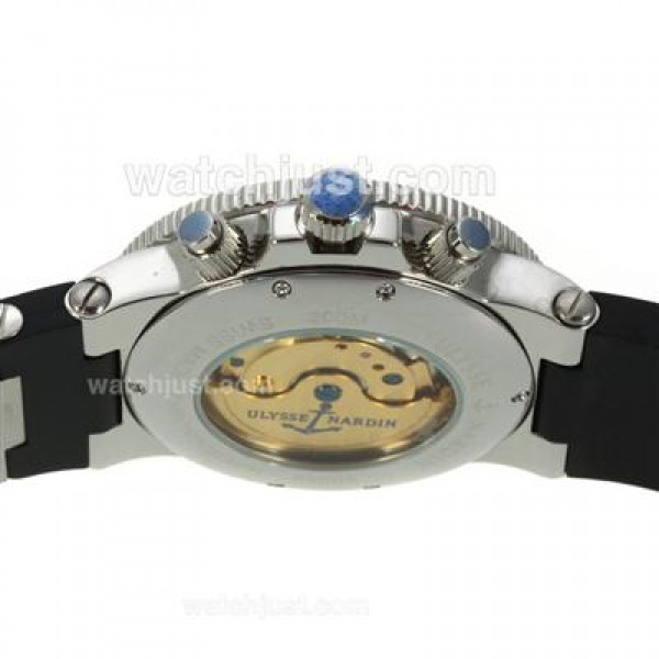 Ulysse Nardin Maxi Marine Automatic with Black Dial-18K Plated Gold Movement