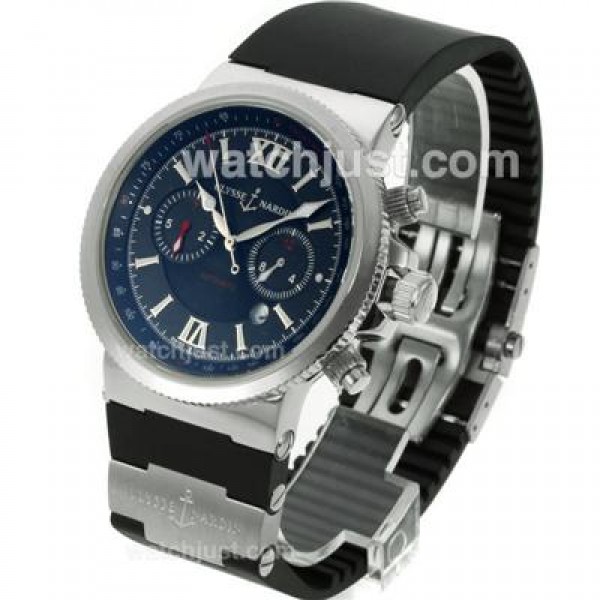 Ulysse Nardin Maxi Marine Automatic with Black Dial-18K Plated Gold Movement