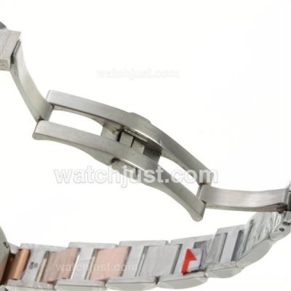 Cartier Ballon bleu de Cartier Two Tone Diamond Bezel Diamond Markers with White Dial-Lady Size