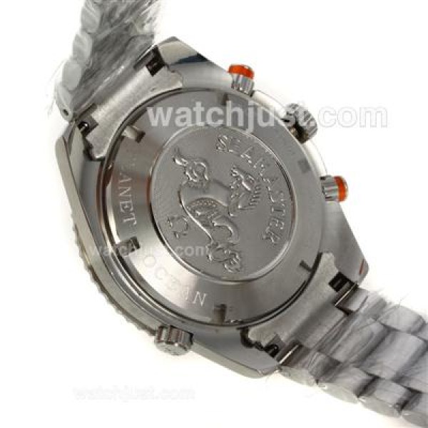 Omega Seamaster Planet Ocean Working Chronograph Orange Bezel with Black Dial S/S