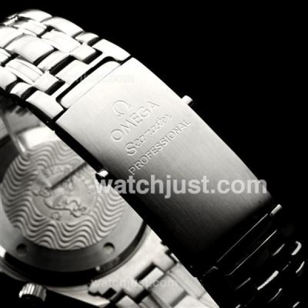 Omega Seamaster Automatic with Black Dial S/S(Gift Box & Extra Leather Strap Included)