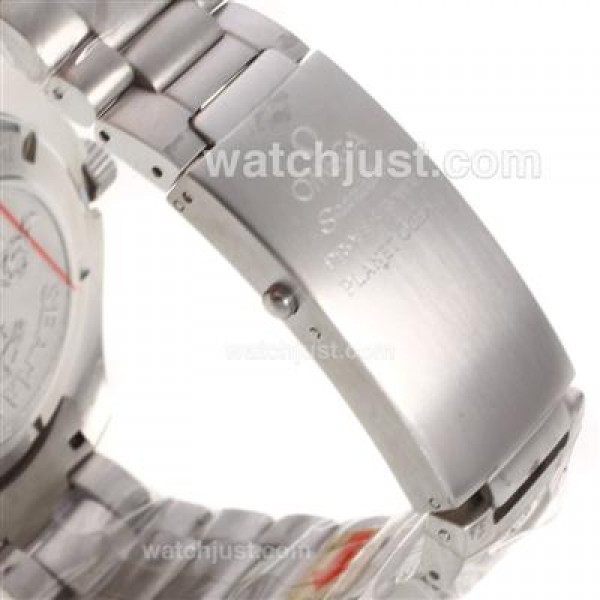 Omega Seamaster Automatic with Black Bezel and Dial S/S-Medium Size