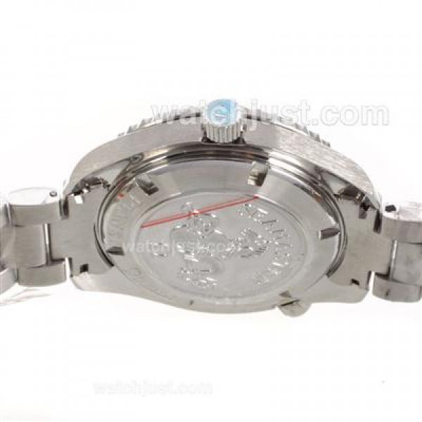 Omega Seamaster Automatic with Black Bezel and Dial S/S-Medium Size