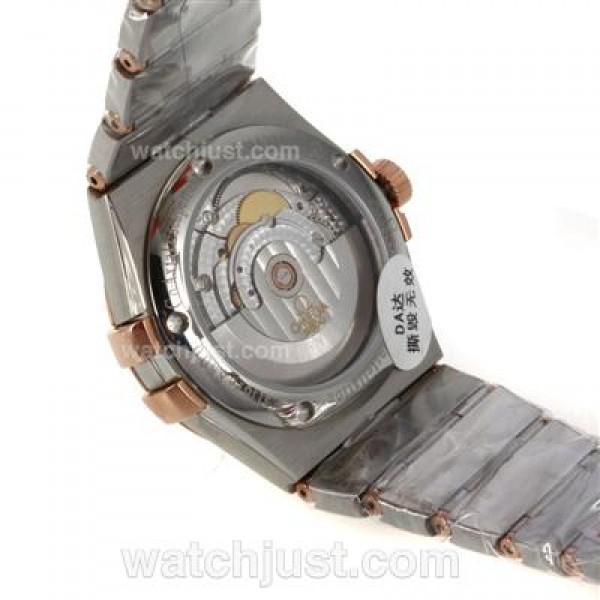 UK High End Omega Constellation Replica Watches With White Dials For Men
