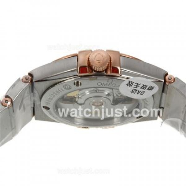 UK High End Omega Constellation Replica Watches With White Dials For Men
