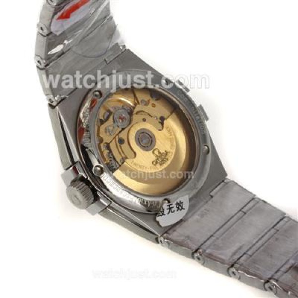 UK Best Quality Omega Constellation Fake Watches with Black Dials For Sale