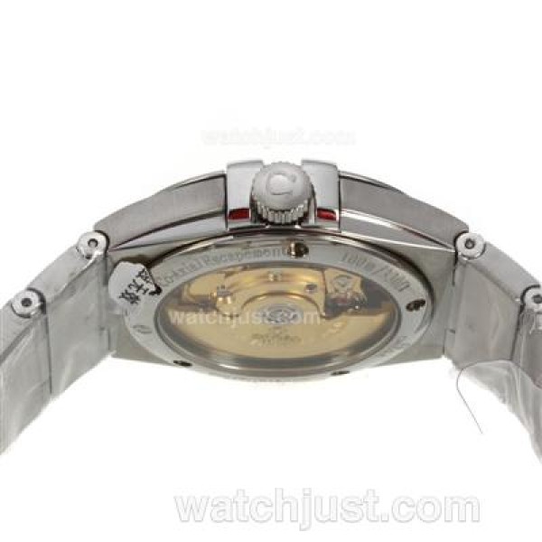 UK Best Quality Omega Constellation Fake Watches with Black Dials For Sale