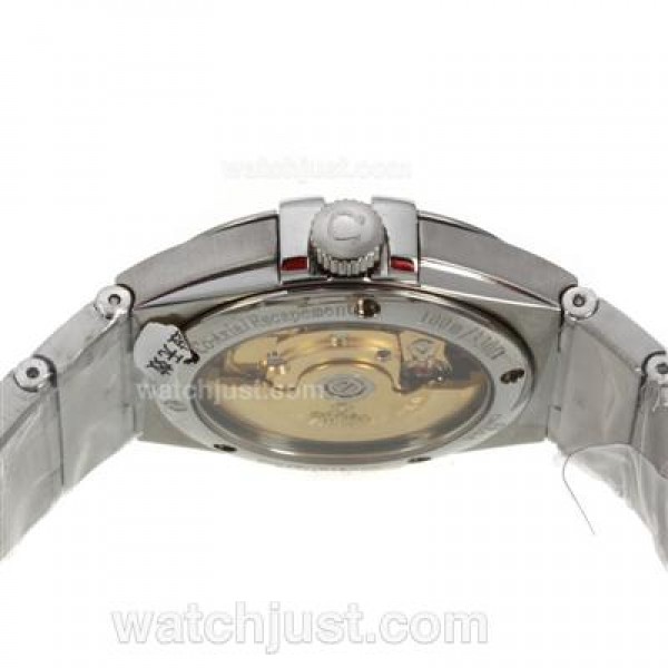 UK Best Quality Omega Constellation Replica Watches With Black Dials For Men