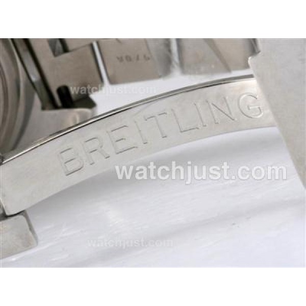 Breitling for Bentley Motors Chronograph Swiss Valjoux 7750 Movement with White Dial