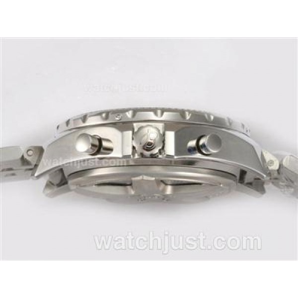Breitling for Bentley Motors Chronograph Swiss Valjoux 7750 Movement with White Dial