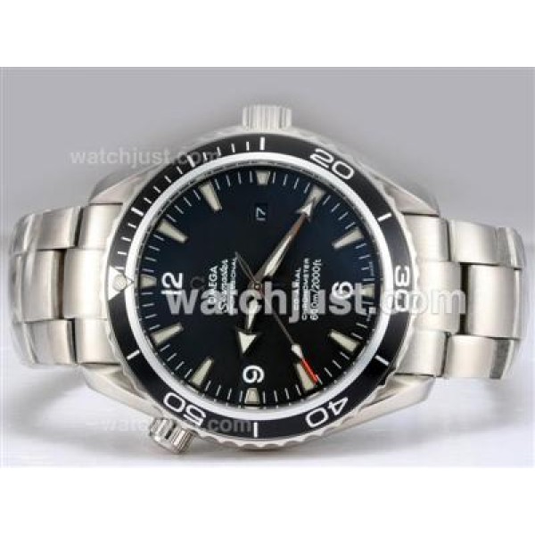Omega Seamaster Planet Ocean with AR Coating Same Chassis As Swiss ETA Version-High Quality