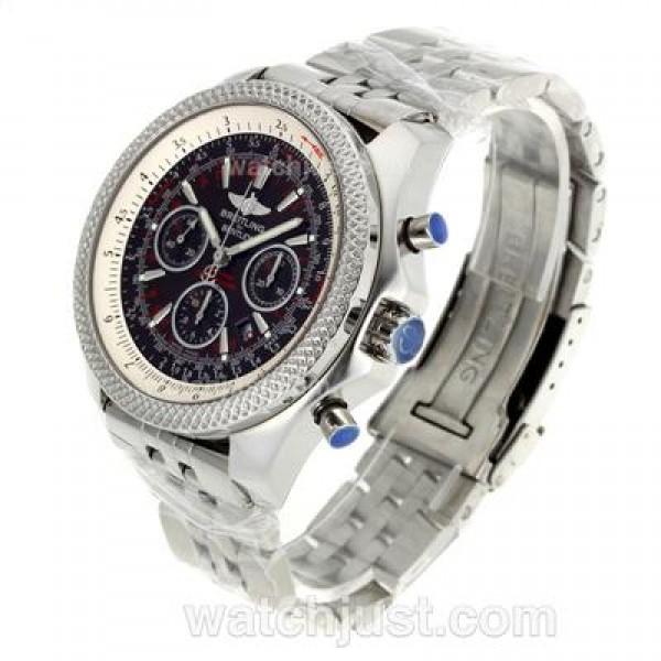 Breitling for Bentley 30s Chronograph Swiss Valjoux 7750 Movement with Brown Dial
