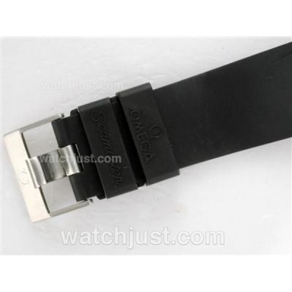UK Best Quality Omega Seamaster Planet Ocean Replica Watches With Black Dials For Men