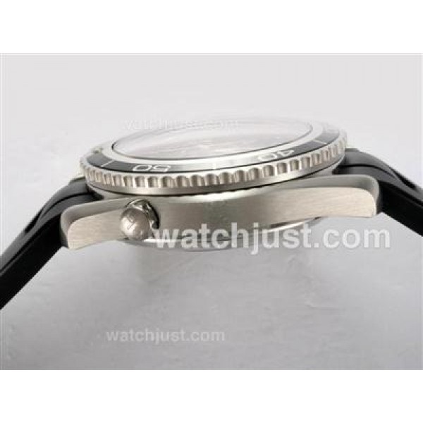 UK Best Quality Omega Seamaster Planet Ocean Chronograph Replica Watches With Black Dials For Men