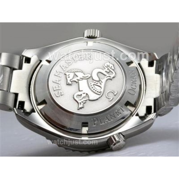 Omega Seamaster Planet Ocean AR Coating with Black Dial Same Chassis As Swiss ETA Version-High Quality