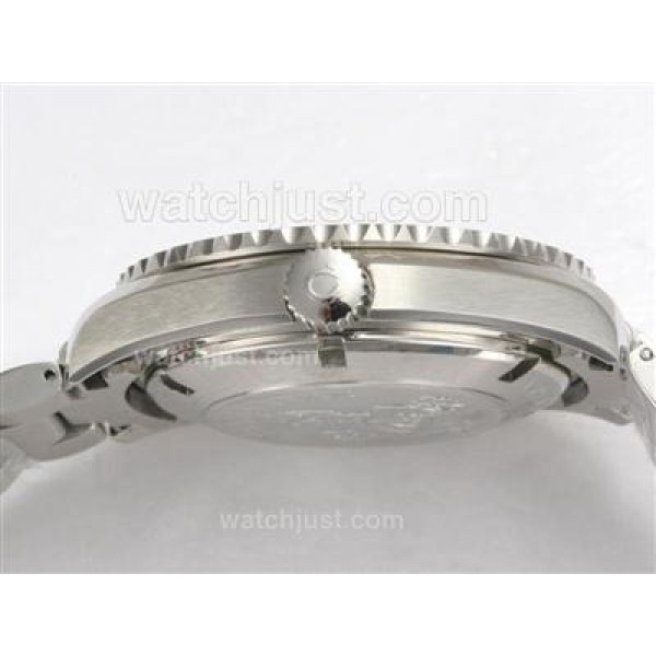 Omega Seamaster Planet Ocean AR Coating with Black Dial Same Chassis As Swiss ETA Version-High Quality