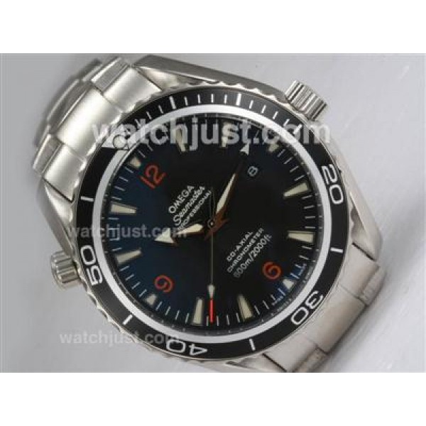 Omega Seamaster Planet Ocean AR Coating Same Chassis As Swiss ETA Version-High Quality