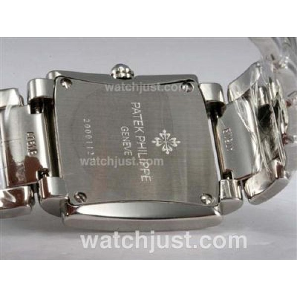 Patek Philippe Ref.4910 Swiss ETA Movement Diamond Bezel and Marking with Gray Dial Lady Model