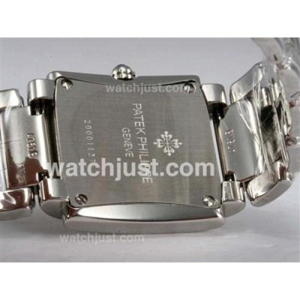 Patek Philippe Ref.4910 Swiss ETA Movement Diamond Bezel and Marking with Black Dial Lady Model